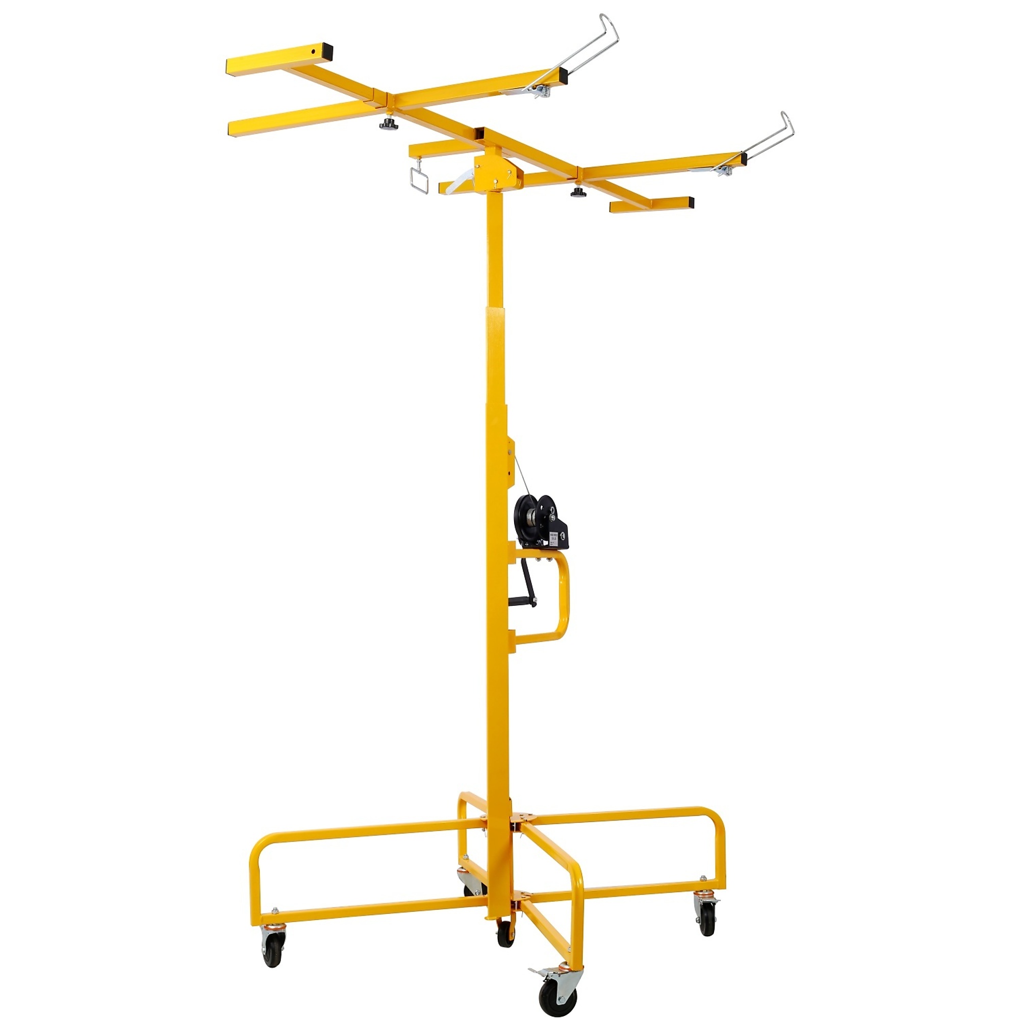 BlackTeck Heavy-Duty Drywall Lift Panel Hoist — 13ft. Height, 150-Lb. Capacity, Tool-Free Assembly, Model# N2-189988